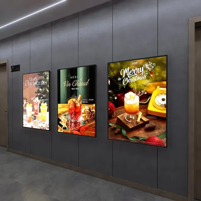 Daco Sign Custom Ultra-Thin LED Light Box Sign ODM/OEM Movie Poster Frame for Home Theater Decor and Menu Board Sign
