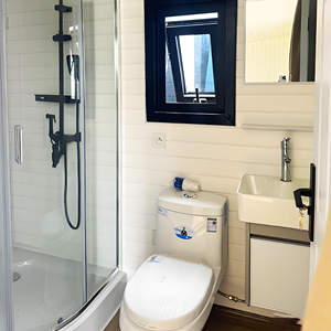 <span class=keywords><strong>Casa</strong></span> Contenedor Prefabricada Moderna Aislada de 20 Pies, Villa Pequeña Revestida de Madera <span class=keywords><strong>con</strong></span> Cocina y Baño para Resort, Camping y Hotel <span class=keywords><strong>al</strong></span> Aire Libre - Product Image 5