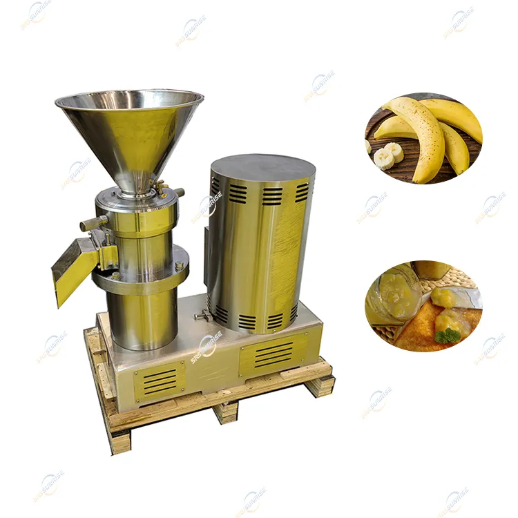 Pasta Maken Apparatuur Oem Roestvrijstalen Fruit Voor Bananenjam Slijpmachine Verwerking Colloïde Molen