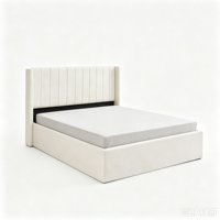 Ensemble de meubles de chambre à coucher de style européen : Lit king-size de luxe, lit king-size moderne avec cadre de lit double rembourré 2026