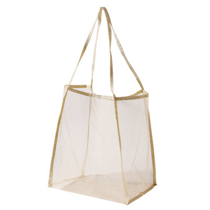 Mesh Beach Bag Large Capacity Transparent Portable Shopping Bag For Beach Vacation Outing - Product Image 4