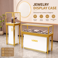 Vitrine de présentation en verre pour bijouterie, comptoir de magasin de détail, mobilier de magasin, vitrine pour bijoux et montres