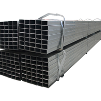 Tuyau carré en acier au carbone haute résistance S235JR laminé à froid, longueurs 6m/8m/12m, pour structures, pliage et découpe