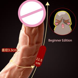 Hızlı Teslimat Taşınabilir Büyük Penis Dildosu Gerçekçi Silikon Vakumlu Tutucu ile Güçlü Seks Oyuncağı Mağaza Kurulum Hizmeti - Product Image 1