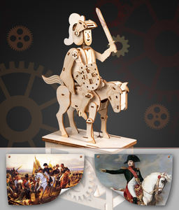 Nouveaux puzzles 3D DIY 2021, puzzles pour adultes, <span class=keywords><strong>chevalier</strong></span>, pégase, artisanat, jouets en bois pour enfants, éducation précoce, assemblage pour enfants - Product Image 2