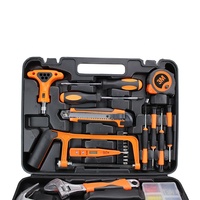 Ensemble d'outils à main professionnels pour la maison, 46 pièces, kit de réparation de matériel mécanique avec étui portable pour l'entretien domestique et le bricolage
