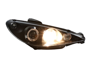 Phare Avant LED Modifié avec <span class=keywords><strong>Feux</strong></span> <span class=keywords><strong>de</strong></span> <span class=keywords><strong>Jour</strong></span> LED pour Peugeot <span class=keywords><strong>206</strong></span> 2004-2008 - Product Image 6