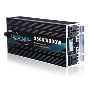HOULI Inversor 5000 watt Inverter di potenza Dc a Ac 24V generatore di Inverter portatile caricatore Inverter a onda sinusoidale pura 12V