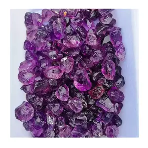 天然石材水晶和石材粗糙石英紫水晶家居装饰原石