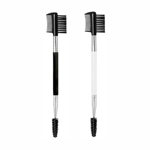 Spazzola a Doppia Testa <span class=keywords><strong>per</strong></span> <span class=keywords><strong>Sopracciglia</strong></span> e Ciglia Strumento Multifunzione <span class=keywords><strong>per</strong></span> il Trucco con Manico in Plastica e Fibra di Nylon <span class=keywords><strong>per</strong></span> la Cura delle Ciglia - Product Image 1