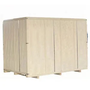 Home Transport Large Wood Crate Transport Machinery Equipment Crate Sturdy Heavy Duty Crates