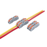 Connecteurs rapides universels LT-211 1P, bornes de câblage à enfoncement 0,75-2,5 mm, 32A 450V, boîtier PA plat