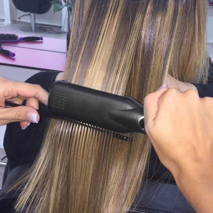 Лучший lisseur cheveux lisseur vapeur fer a lisser MCH выпрямитель для волос профессиональная Классическая нано-титановый выпрямитель для волос 1,5 в