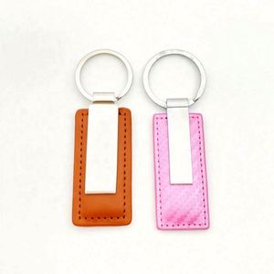 Custom Embossed Logo PU <b>Leather</b> <b>Keychain</b> Promotional Car <b>Keychain</b> Gift - Product Image 2