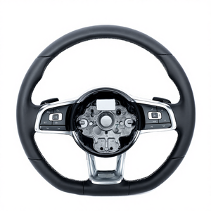 Volante Sportivo in Pelle Personalizzato Megalomania per <span class=keywords><strong>Volkswagen</strong></span> Golf7 GTI MK7 GTS GTD GTE R-Line GLI <span class=keywords><strong>Polo</strong></span> Passat Jetta - Product Image 1