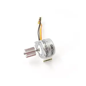 NMB PM15S-020-ZCF5 Mini 15Mm 2-Giai Đoạn 4-Dây Động Cơ Bước Với 12 Răng Kim Loại Bánh 28 Ohms 18 Độ