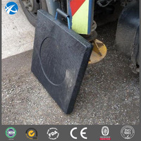 Support de stabilisation robuste en UPE pour grue, antidérapant, résistant à l'usure, pour sites à fort impact de charge