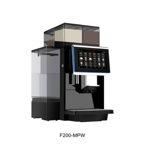 เครื่องชงกาแฟอัตโนมัติ Dr.Coffee F200 พร้อมปั๊มนม ระบบทำน้ำร้อน ระบบชงกาแฟ ตัวเครื่องทำจากพลาสติก สำหรับใช้ในธุรกิจ - Product Image 4