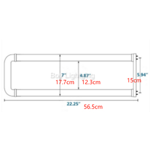 Cubierta transparente <span class=keywords><strong>de</strong></span> PC o PC lechosa para lámpara <span class=keywords><strong>de</strong></span> <span class=keywords><strong>techo</strong></span> 2 pies 18W T8 U <span class=keywords><strong>tubo</strong></span> - Product Image 4