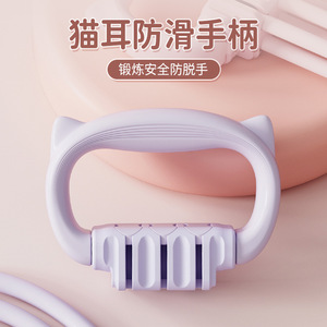 Bande de résistance réglable à 6 brins en TPR, tension moyenne, pour l'ouverture des épaules et l'entraînement du dos, équipement de fitness à domicile - Product Image 4