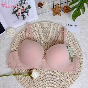 8751 # <span class=keywords><strong>reggiseno</strong></span> Push-up Sexy estivo alla moda donna <span class=keywords><strong>reggiseno</strong></span> intero lucido a tinta unita <span class=keywords><strong>con</strong></span> cinturino incrociato regolabile per la raccolta quotidiana del petto - Product Image 4