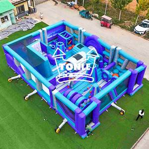 Ngoài trời Tùy Chỉnh thương mại trẻ em người lớn sân chơi bơm hơi nhỏ công viên chủ đề trò chơi để bán - Product Image 5