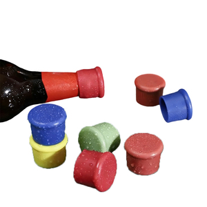 Bouchon de bouteille de vin en caoutchouc de silicone de qualité alimentaire, réutilisable, anti-fuite, pour bouteilles de bière, de vin, de soda et autres boissons - Product Image 5
