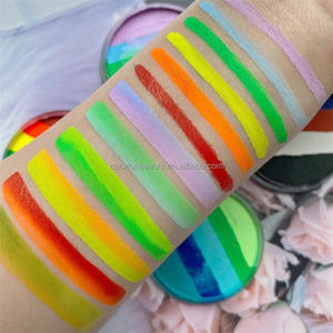 <span class=keywords><strong>Palette</strong></span> d'eye-liners liquides minéraux professionnels waterproof pour usage quotidien avec design Rainbow Split Cake pour mélange de couleurs, marque ODM - Product Image 6