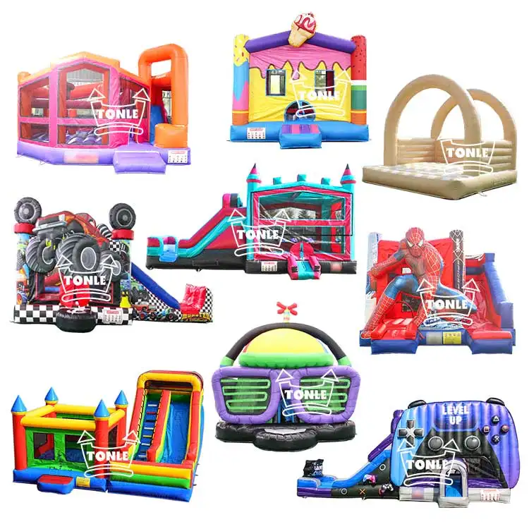 Inflatable Bouncer Bounce House Water Slide Combo Commercial Bouncy Castle Inflatable Bouncy House Jumping Castle For Kids