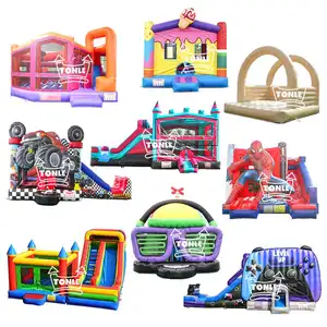 Slide Inflatable Bouncer Bounce House Water Slide Combo Commercial Bouncy Castle Inflatable Bouncy House Jumping Castle For Kids