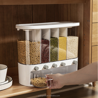 FK Boîte de rangement pour distributeur d'aliments secs Conteneur de stockage de grains alimentaires Boîte de riz Conteneur