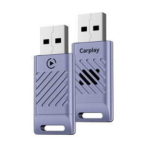 Orange Gray Metal Body Mini Wireless CarPlay Dongle USB Car Play <b>Adapter</b> 2 in 1 Carplay Wireless <b>Adapter</b> - Product Image 1