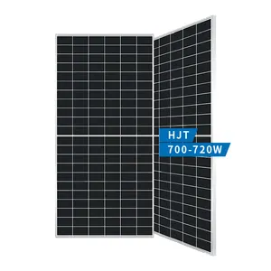 Qualidade superior Huasun 700w 705w 710w Monocristalino Hjt Painel Solar Com Certificados TUV