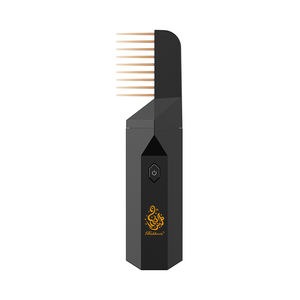 Brûleur d'encens portable électrique, <span class=keywords><strong>brosse</strong></span> à cheveux Bukhoor, brûleur de Bakhoor en ABS, peigne diffuseur d'encens pour cheveux, encens Bakhoor pour cheveux - Product Image 2