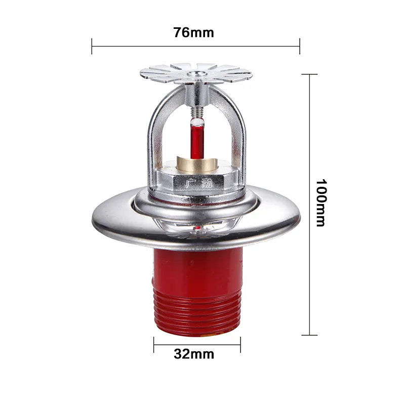 Di alta qualità testa Sprinkler fuoco pendente risposta a spruzzo per il sistema automatico di irrigazione antincendio cromato