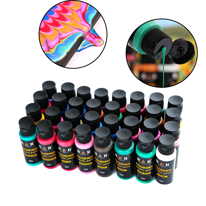 Non toxic 32color Peinture Acrylique and