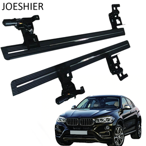JOESHIER - Juego Completo de Estribos Laterales Eléctricos de Lujo en Aleación de Aluminio para Protección Todoterreno, para BMW X6 F16 2015-2019 SUV - Product Image 1