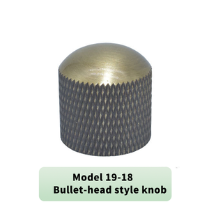 19*18mm 15*13mm tapa de perilla de aleación de aluminio de bronce perilla de potenciómetro giratorio de estilo nórdico para perillas de potenciómetro de amplificador personalizadas - Product Image 4