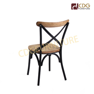 <span class=keywords><strong>Chaise</strong></span> de Banquet en métal industriel, nouveaux arrivages à empiler, Table et <span class=keywords><strong>chaise</strong></span> à dossier croisé pour Restaurant, restauration rapide, Commercial, nouveaux arrivages - Product Image 6