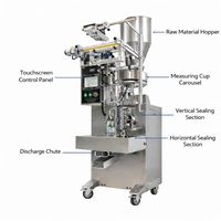 Machine d'emballage automatique de granulés de haute qualité pour lentilles, haricots, légumineuses, snacks et aliments secs, avec fonctionnement stable