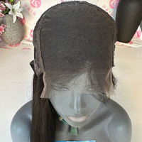 Peluca de Cabello Humano Virgen Indio con Cierre de Encaje HD, Cutícula Alineada, 100% Sin Pegamento, Peluca de Cabello Humano con Cierre de Encaje HD 5x5 para Mujeres