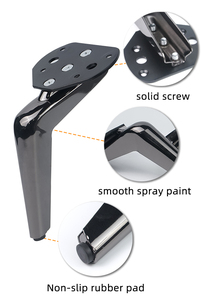 Patas de sofá de Metal grueso de gama alta, pie de Hoz de estilo L ligero de lujo para silla, cocina, sala de estar, mesa de centro, armario de TV, cama - Product Image 3