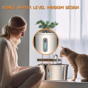 3.2升大容量猫饮水器不锈钢自动宠物饮水器超静音猫饮水器 - Product Image 3