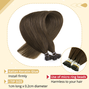 ผมต่อแบบ I-Tip และ Nano Ring คุณภาพสูง ปี 2026 ผมแท้ Remy จากยุโรป แบบ Super Double Drawn  พร้อมเคราติน  ปลายผมหนาและแข็งแรง - Product Image 6