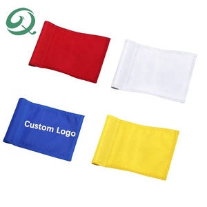 Banderas promocionales de Pin de campo de golf Mini Nylon portátil entrenamiento objetivo bandera práctica poner banderas en blanco verdes para jardín - Product Image 1