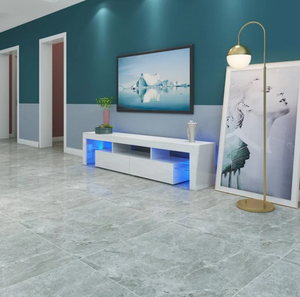<span class=keywords><strong>Meuble</strong></span> <span class=keywords><strong>TV</strong></span> LED moderne de luxe, personnalisé, grand rangement, panneau en bois, armoire, éclairage LED, meubles de salon, différentes tailles et couleurs - Product Image 3