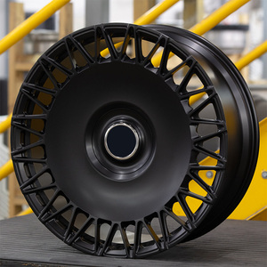 Rines Deportivos Forjados <span class=keywords><strong>de</strong></span> 18 19 20 21 22 23 24 Pulgadas, 6061T6, Negro Brillante, para Autos Deportivos, Compatibles con Mercedes Benz GLE GLS Clase G G63 - Product Image 5