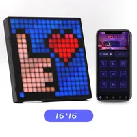 Écran LED Pixel 16*16, écran intelligent, contrôle par application, image DIY pour la décoration lumineuse à la maison pour Noël