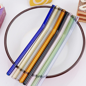 Offre Spéciale – Ensemble de 5 Pailles en Verre Borosilicate Réutilisables et Colorées pour Jus, Thé, Café et Eau - Product Image 4