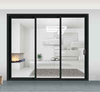 AS2047 NFRC porte coulissante de maison de conception standard Australie nouveau produit porte coulissante et empilable en aluminium à rupture thermique